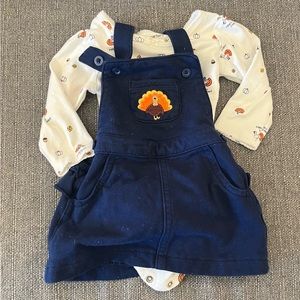 Carter’s 2 pc Thanksgiving Outfit - 6M